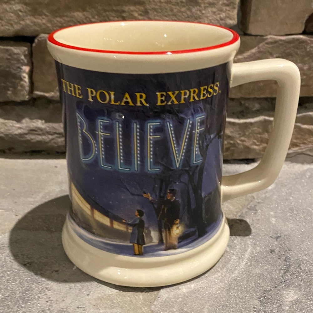 The Polar Express Believe Collector’s 3D Ceramic Coffee Mug Coffee Cup 12 OZ.